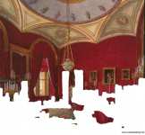 Hau Edward Petrovich Interiors of the Winter Palace. The Study of Empress Alexandra Fyodorovna - Hermitage